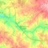 Oradour-Saint-Genest topographic map, elevation, terrain