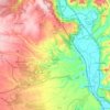 Gallese topographic map, elevation, terrain