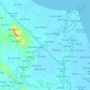 Peureulak Barat topographic map, elevation, terrain