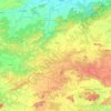 Chatra topographic map, elevation, terrain