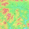 美咲町 topographic map, elevation, terrain