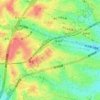 Kodai topographic map, elevation, terrain