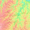 Carter County topographic map, elevation, terrain