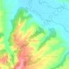 Donje Nedeljice topographic map, elevation, terrain