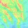 Napa Valley AVA topographic map, elevation, terrain