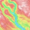 Lillehammer topographic map, elevation, terrain