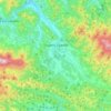 Slovenj Gradec topographic map, elevation, terrain