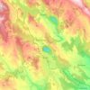 Bor topographic map, elevation, terrain