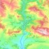 Sopeira topographic map, elevation, terrain
