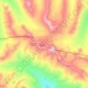 Marpola ridge topographic map, elevation, terrain
