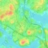Ingarö topographic map, elevation, terrain