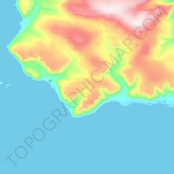 Grise Fiord topographic map, elevation, terrain