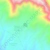 cuerpos de agua las cepas topographic map, elevation, terrain