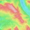 Combe de la Passe topographic map, elevation, terrain
