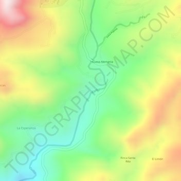 cuilco topographic map, elevation, terrain
