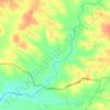 Telen topographic map, elevation, terrain