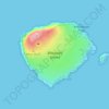Macauley Island topographic map, elevation, terrain
