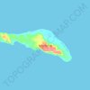 Pulau Kurudu topographic map, elevation, terrain