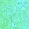 Taman Kunang-kunang topographic map, elevation, terrain