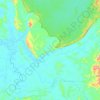 Tutoh River topographic map, elevation, terrain