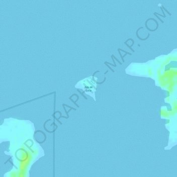 Isla de Loco topographic map, elevation, terrain