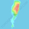 Beauchene Island topographic map, elevation, terrain