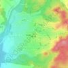 Meitar topographic map, elevation, terrain