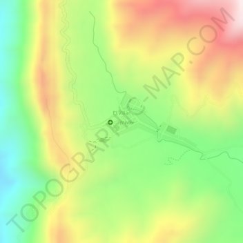 El Villar topographic map, elevation, terrain