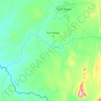 Ngezi topographic map, elevation, terrain
