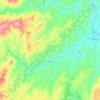 uMgeni topographic map, elevation, terrain