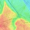 Hauptstein Cavalier topographic map, elevation, terrain