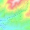 Río San Cristobal Norte topographic map, elevation, terrain