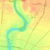 Sabarmati River topographic map, elevation, terrain