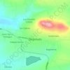 Degollado topographic map, elevation, terrain