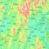 Tianping Mountains topographic map, elevation, terrain