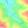 Jukskei topographic map, elevation, terrain