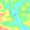 Diep River topographic map, elevation, terrain