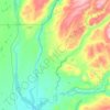 Chase topographic map, elevation, terrain