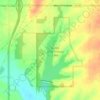 Osage State Fishing Lake topographic map, elevation, terrain