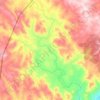 Mpuluzi River topographic map, elevation, terrain