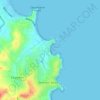 Sunshine Cove topographic map, elevation, terrain