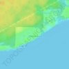 Choctaw Beach Community Center Park topographic map, elevation, terrain