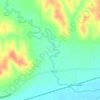 Plum Creek topographic map, elevation, terrain