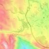 سد أبها topographic map, elevation, terrain
