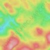 Lac Vergol topographic map, elevation, terrain