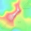 Kebnekaise topographic map, elevation, terrain