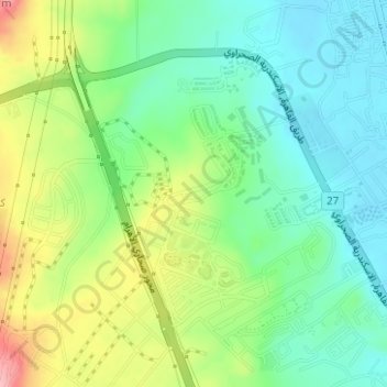 City View topographic map, elevation, terrain