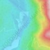 Lazy Lake topographic map, elevation, terrain