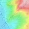 High Bradley topographic map, elevation, terrain