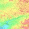 Sierra Morena topographic map, elevation, terrain